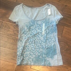 Old Navy Gray Graphic Women's Top